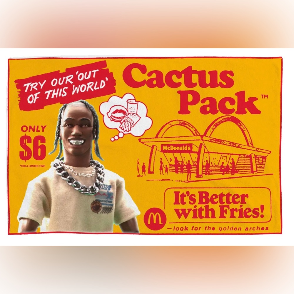 Travis Scott x McDonalds Cactus Pack Vintage Blanket